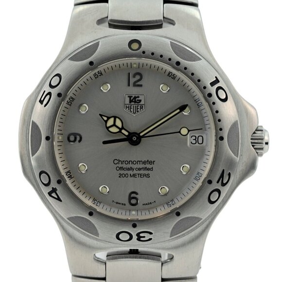 Tag Heuer 37mm Men's Kirium Silver Dial Swiss Automatic COSC Watch! Ref: WL5110! - Picture 1 of 10